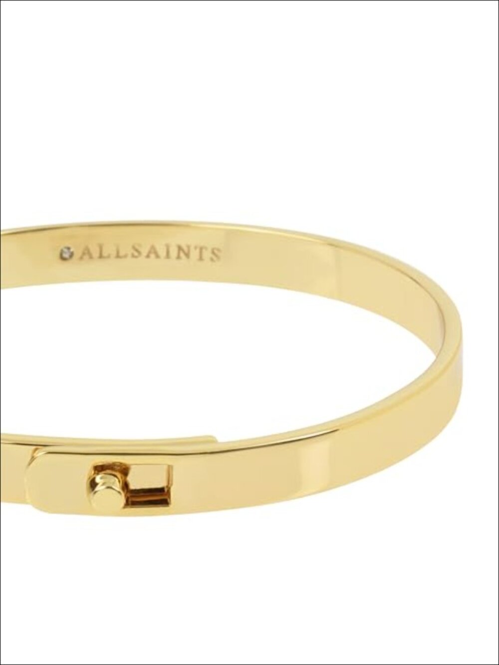 Stud Bangle Bracelet Brass Push Clasp 7.25"